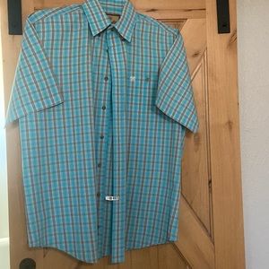 Men’s Wrangler Plaid Button Up